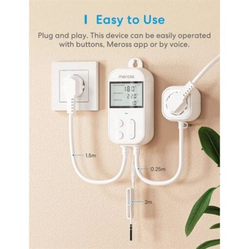 Ổ cắm điều nhiệt thông minh Meross - Ảnh 4