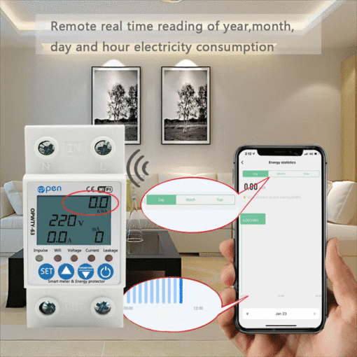 Đồng hồ điện 1 pha - Ảnh 2