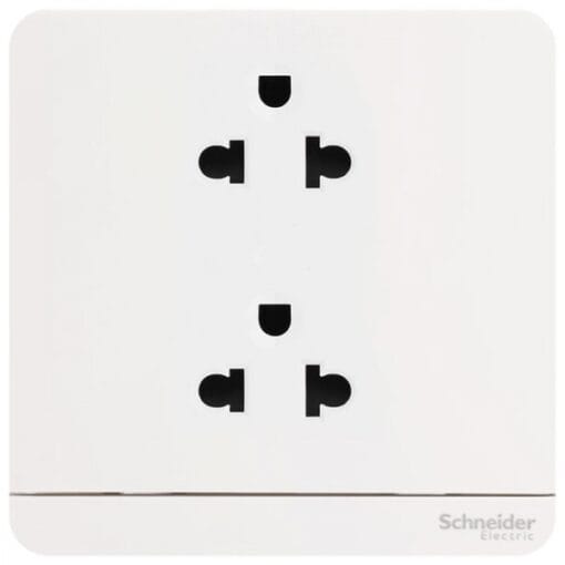 Mặt ổ cắm vuông đôi Schneider AvatarOn