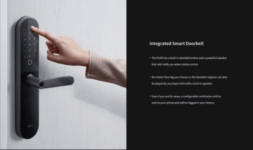 Khóa tay gạt Aqara Smart Door Lock N100 - Ảnh 5