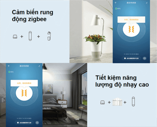 Cảm biến rung động Zigbee - Ảnh 4