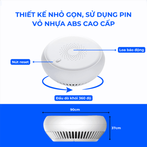 Cảm biến khói Zigbee - Ảnh 3
