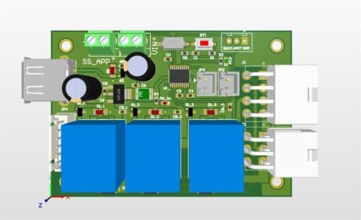 Adaptor cửa cuốn 3 nút cho bộ điều khiển cổng Aqara / Meross