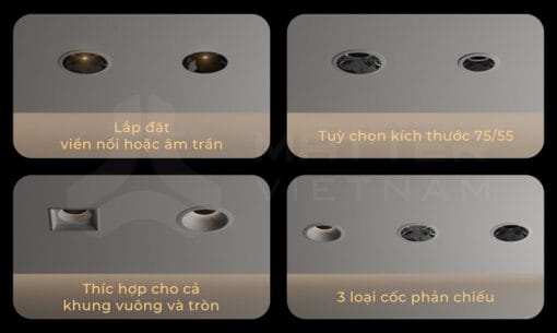 Đèn âm trần Aqara Spotlight V1 Galaxy - Ảnh 4