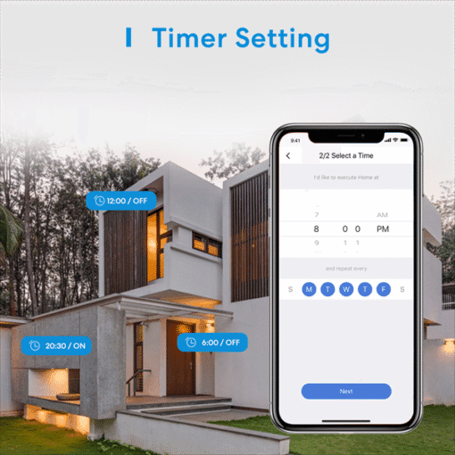 Ổ cắm ngoài trời Meross Outdoor Smart Plug EU (Homekit) - Ảnh 3
