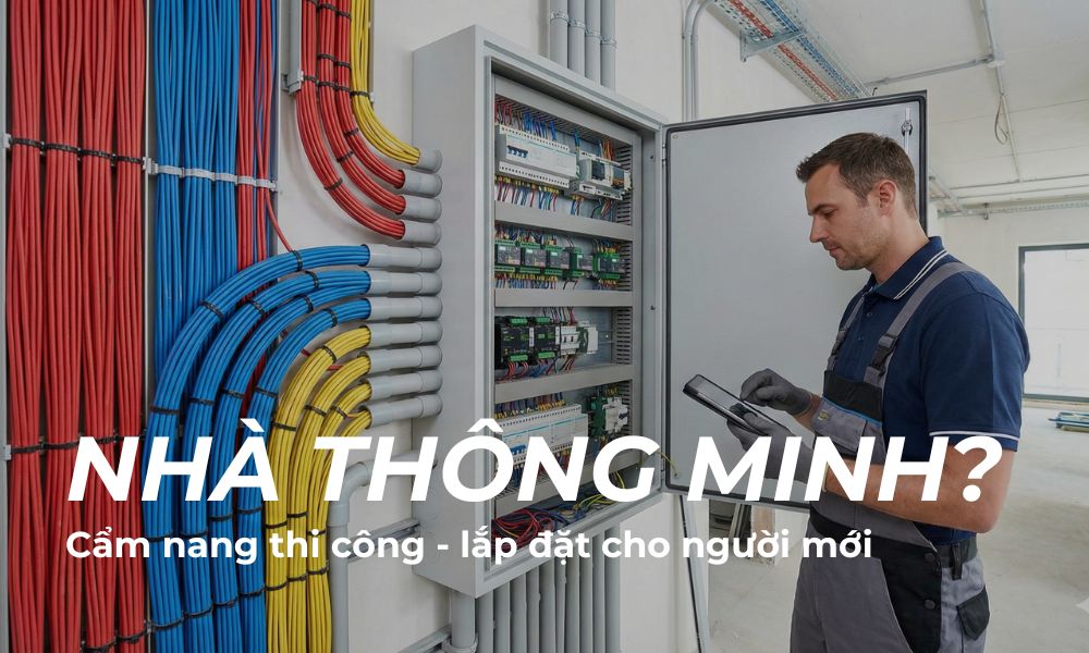 Thi công hệ thống điện bài bản là yếu tố then chốt giúp nhà thông minh hoạt động ổn định.