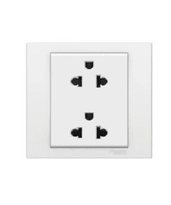 Mặt ổ cắm vuông đôi Schneider Vivace